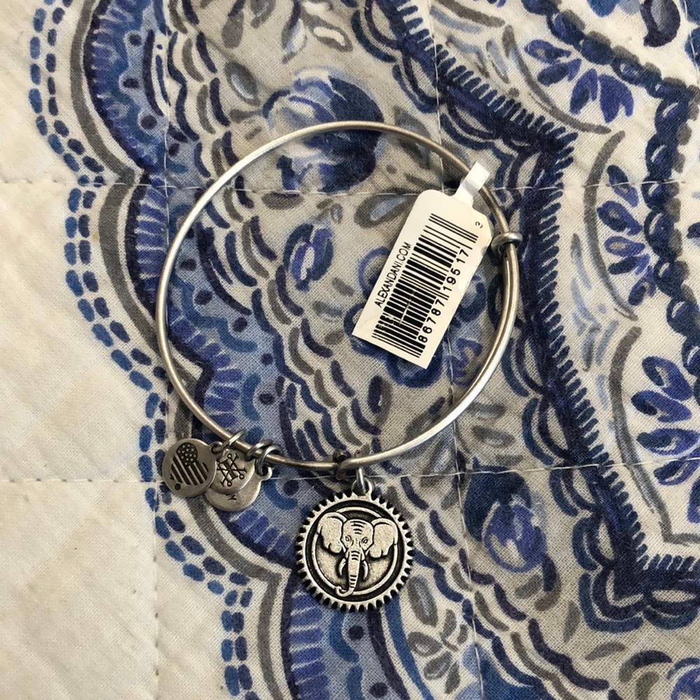 NWT Alex and Ani Elephant bracelet